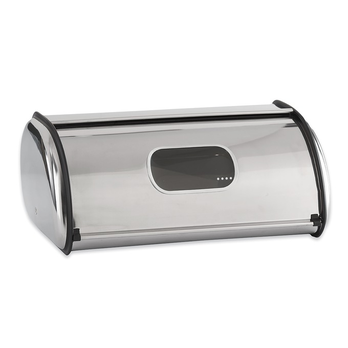 Stainless Steel Breadbox with Window, , large