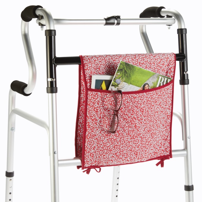 Walker Bag, Red Floral, large