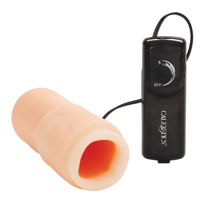 Vibrating Oro Simulator Stroking Sleeve, , large