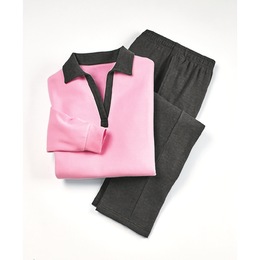 Color-Blocked Fleece Set, , large