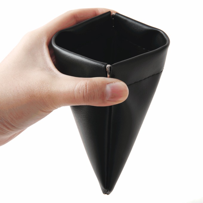 Squeeze Coin Purse, Black, large