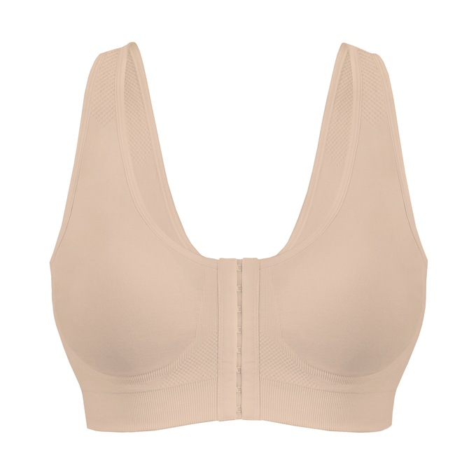 Fully Seamless Front-Close Bra, , large
