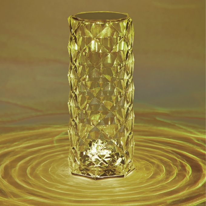 Crystal-Like Table Lamp, , large