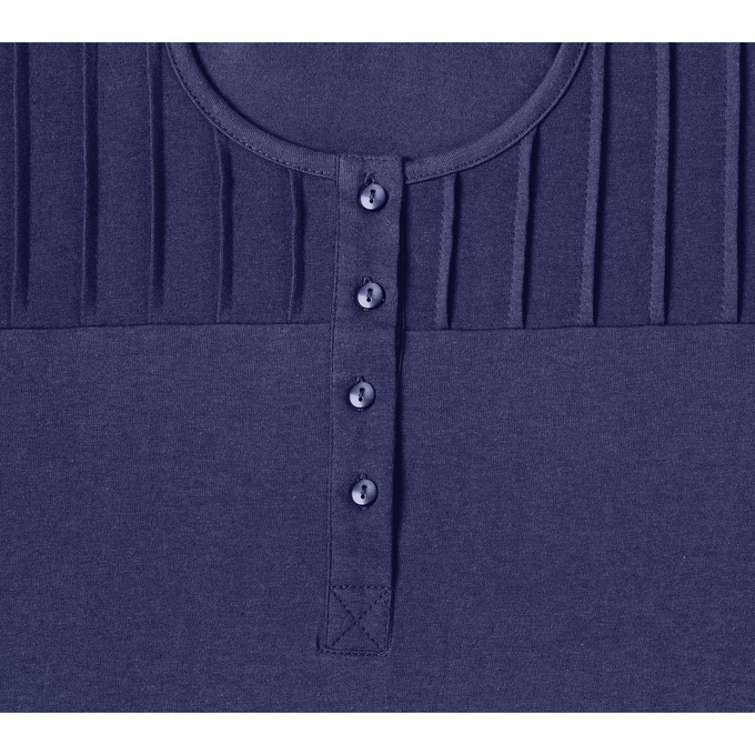 Easy Essentials™ Long-Sleeve Pintuck Top, , large