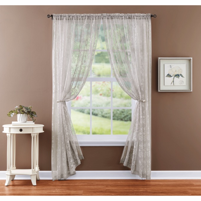 Lace Curtain Panel, , large