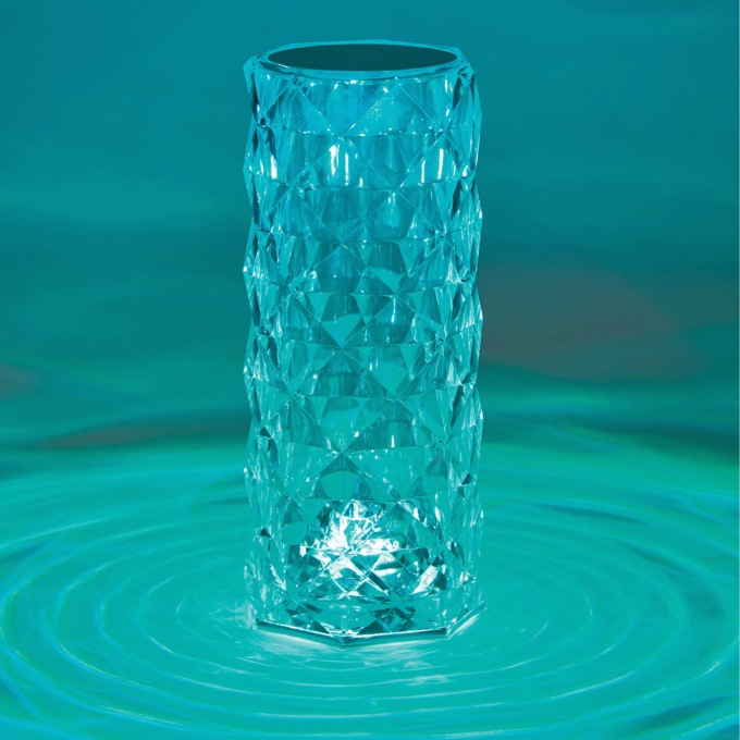 Crystal-Like Table Lamp, , large