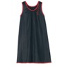2-Pack Sleeveless Tricot Nightgowns, Black Rosette, large