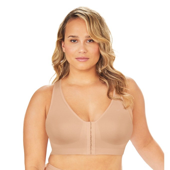 Fully Seamless Front-Close Bra, , large