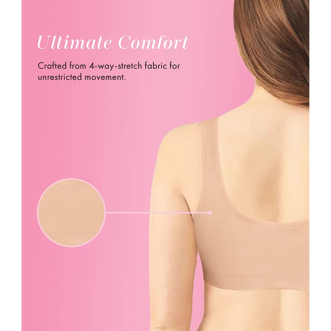 Fully Seamless Front-Close Bra, , large