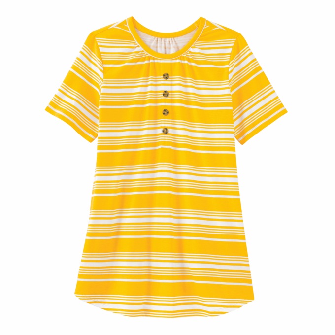 Knit Button Top, , large