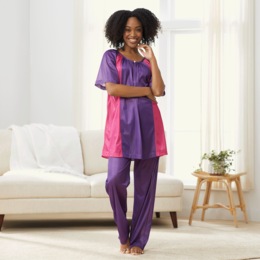 Tricot Colorblock PJ Set, , large