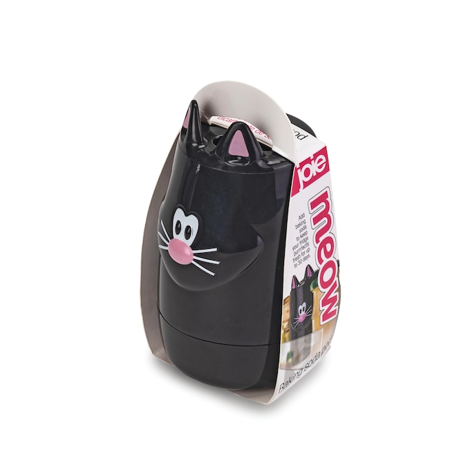 Meow Baking Soda Pod, Black, large
