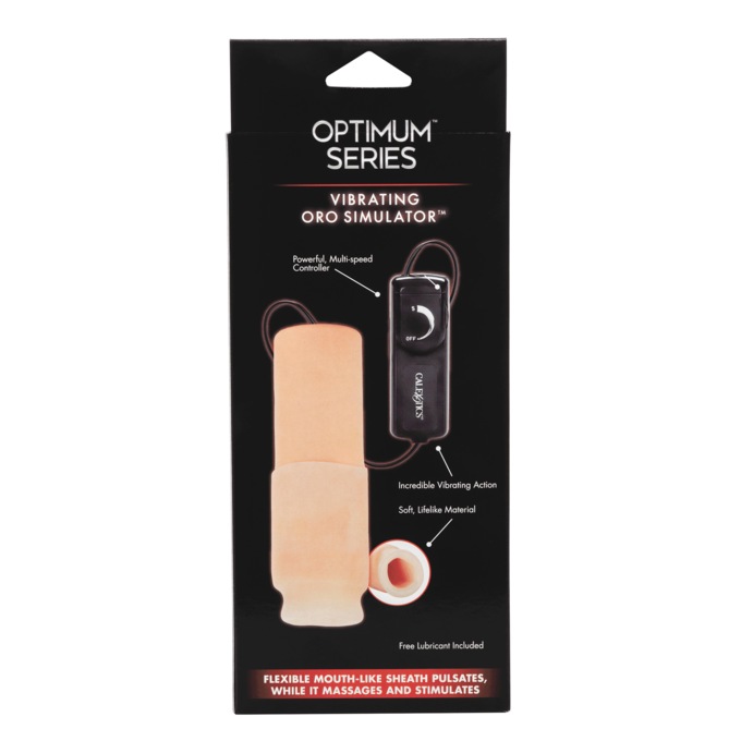 Vibrating Oro Simulator Stroking Sleeve, , large