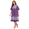 Border Print Patio Dress, Purple Border, large