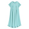 Knit Gown With Embroidery, , large