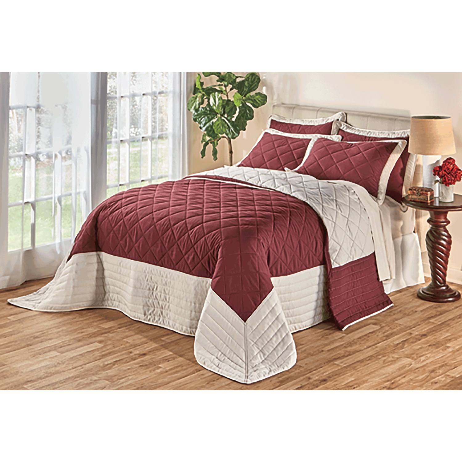 Jenna Reversible Bedspread Carol Wright