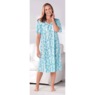 2-Pack Silky Tricot Nightgowns, Seaglass Seaglass Floral, large