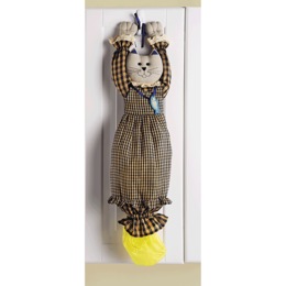 Cat Plastic Bag Holder, , large