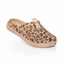 Women's Lightweight Perforated Comfort Clog, Leopard, large