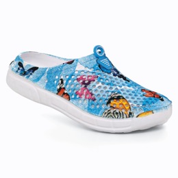 Women&#39;s Butterfly Comfort Clog, Blue, large