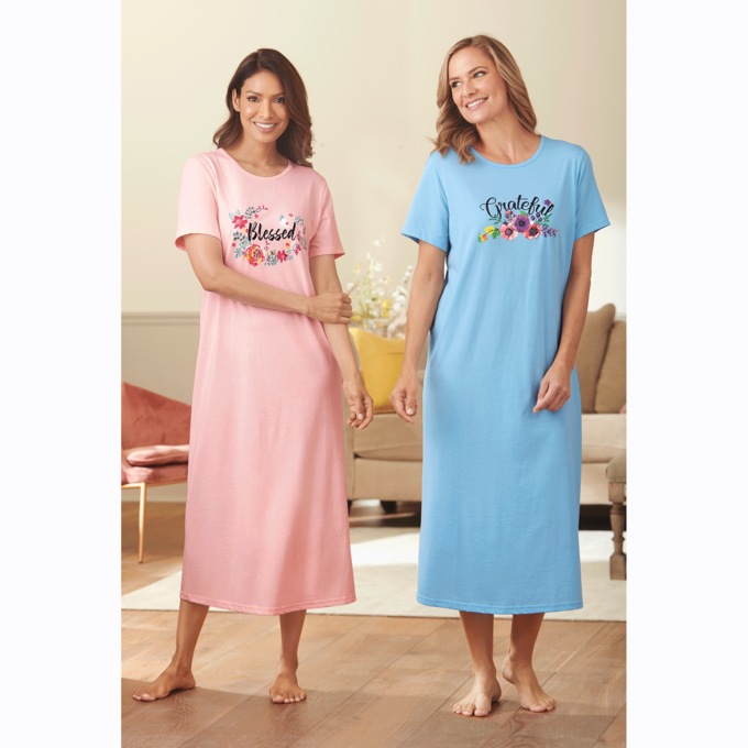 2Pack Nightshirts Carol Wright