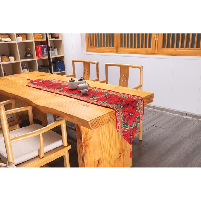 Poinsettia Table Runner, , large