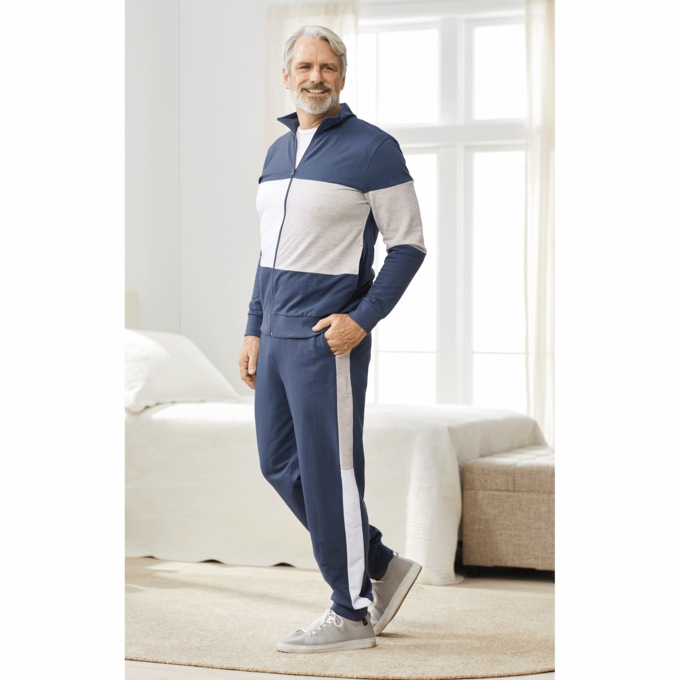 Men's Colorblock Jogger Set, , large