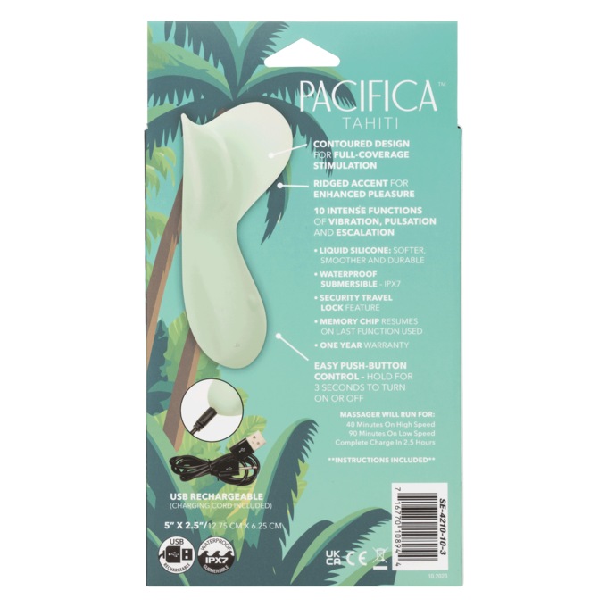 Pacifica Tahiti Vibrator By Calexotics, , large