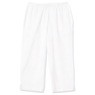 Knit Capri - Solid, White, large