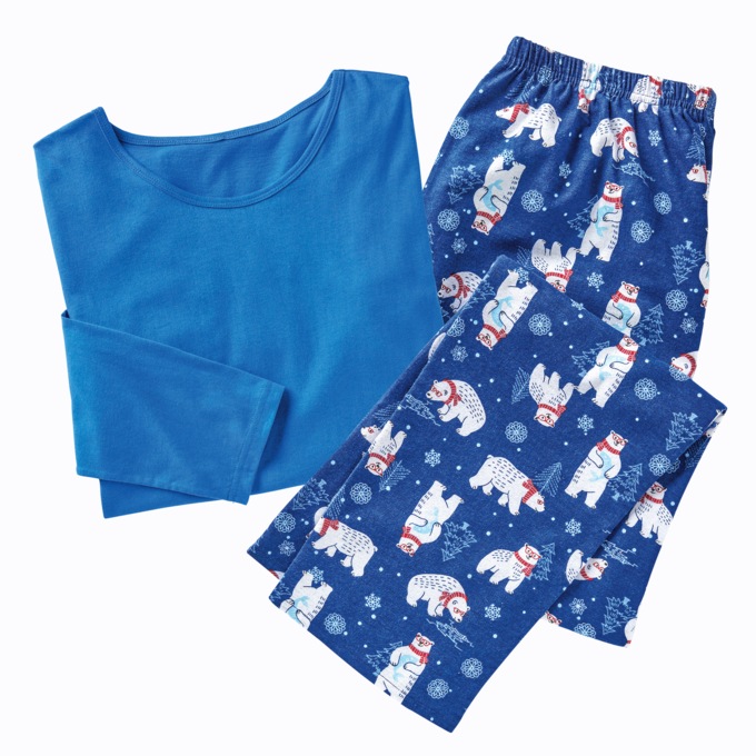 Cozee Corner® Women's Flannel Pajamas, , large