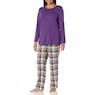 Women's Plaid Flannel PJ Set, , large