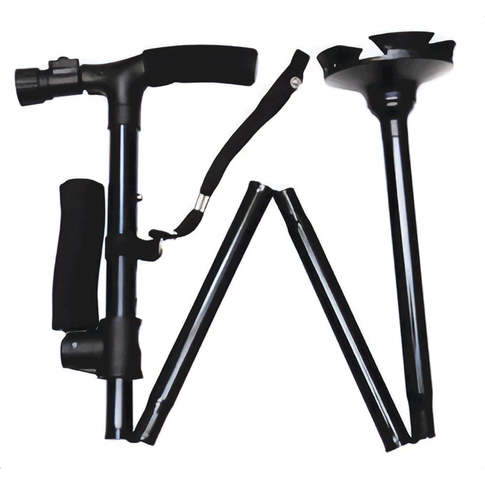 Easy-Grip Folding Cane, , large