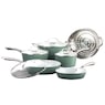 Gotham Steel Hammered Ceramic 10-piece Cookware Set, , large