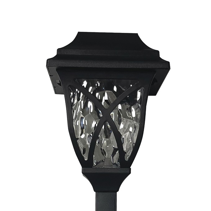 Set of 6 Color-Changing Solar Stake Lights, , large