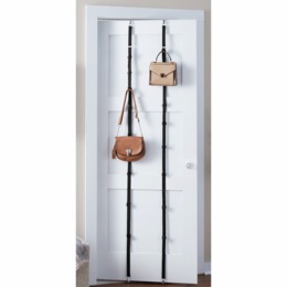 Set of 2 Over-the-Door Cap &amp; Bag Holders, , large