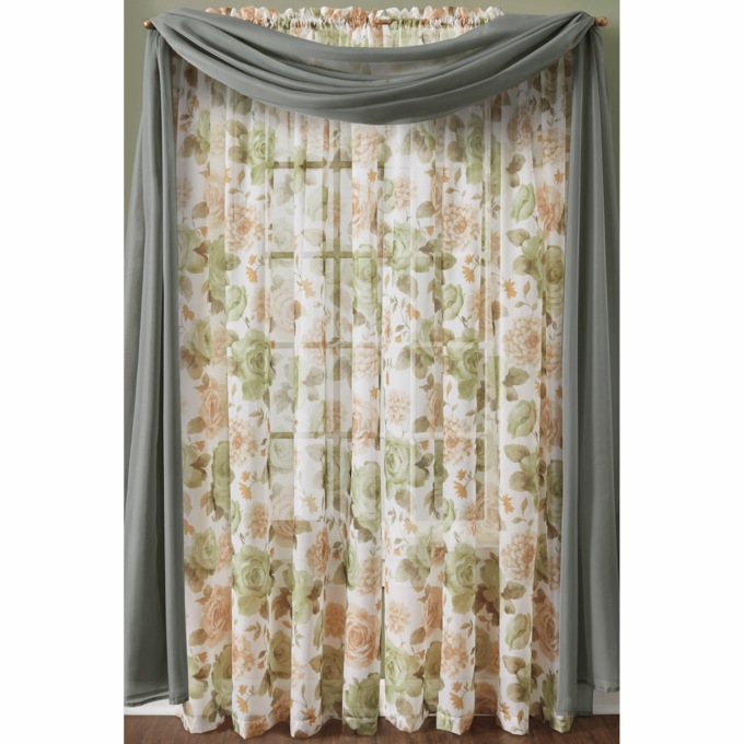 Sheer Curtain Panel, , large