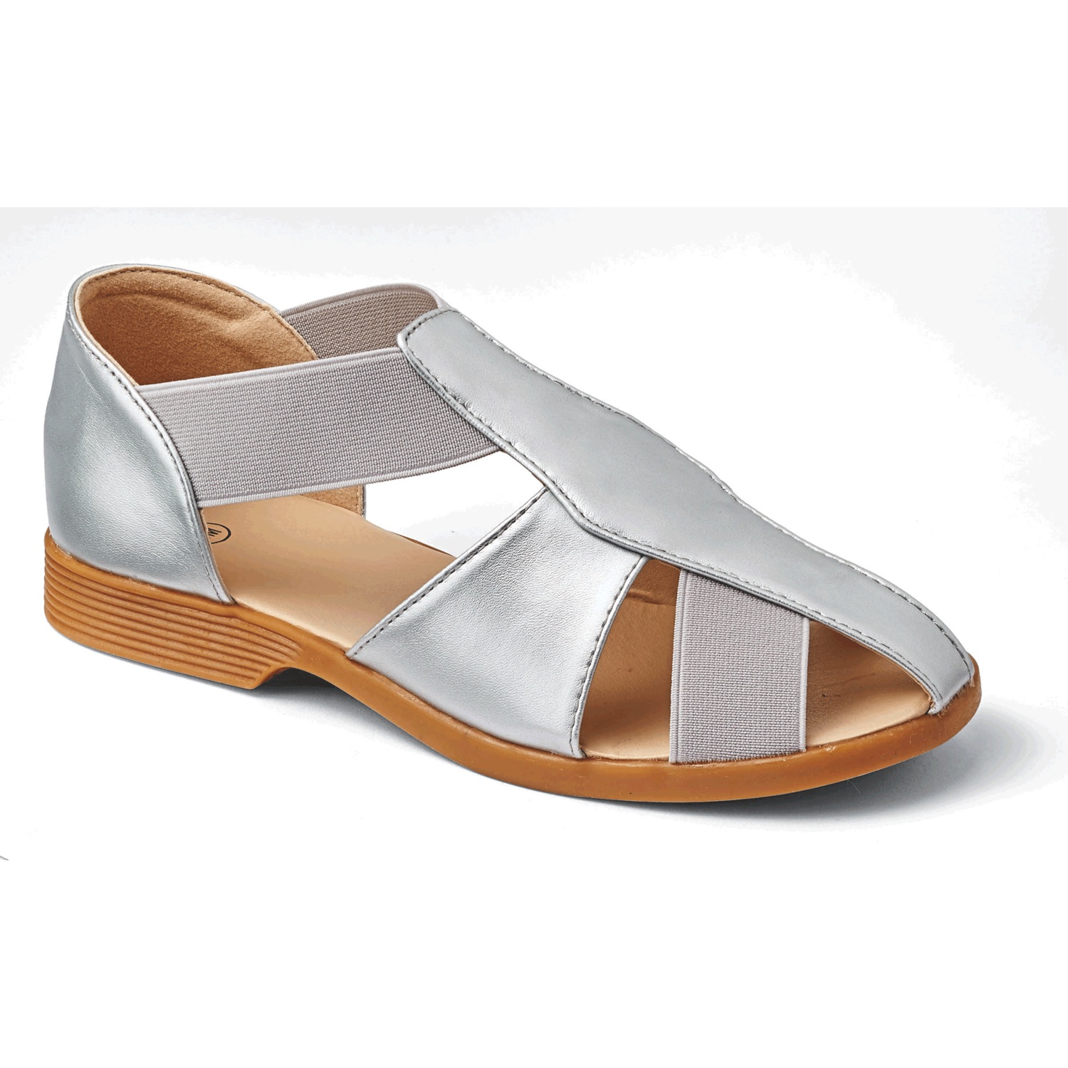 Metallic Stretch Sandal Carol Wright