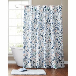 Floral Shower Curtain, , large