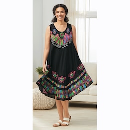 Sleeveless Umbrella Dress, , large