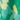 Free-Flowing Shift Dress, Tropical Green Print, swatch