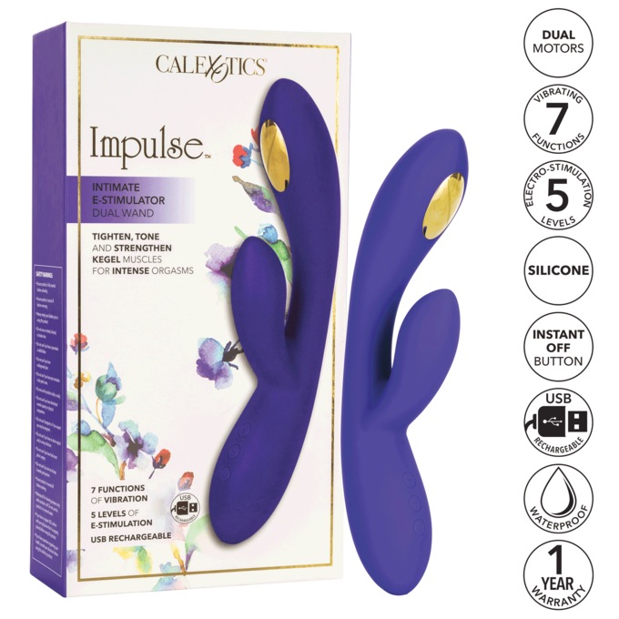 Impulse Intimate E-Stimulator Dual Wand By Calexotics, , large
