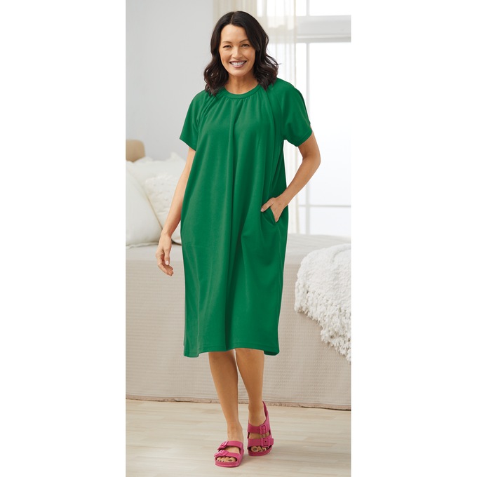 Ultra-Soft Terry Dress, , large