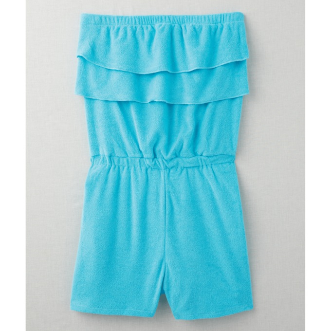 Terry Ruffle Romper, , large