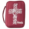 Floral Cross Bible Cover, , large