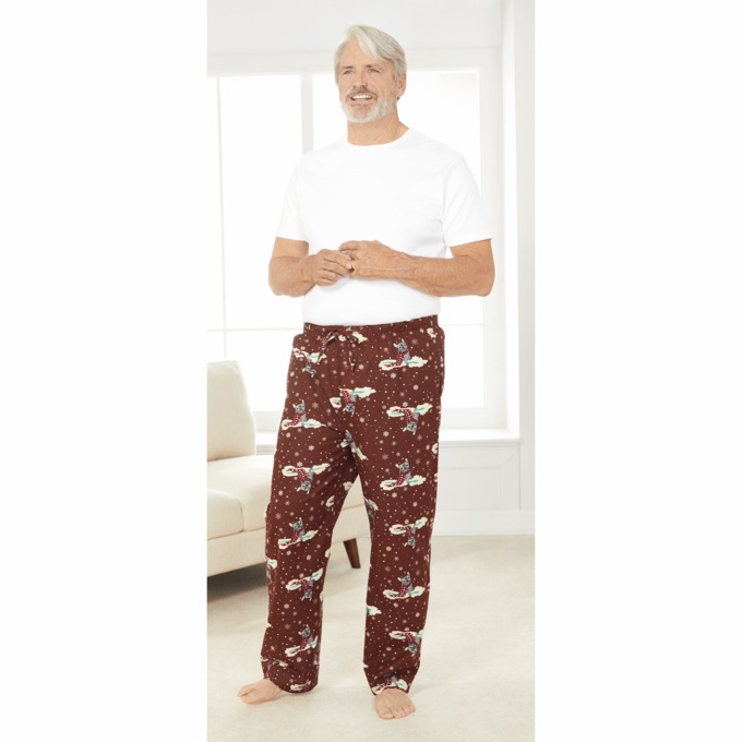 Cozee Corner® Men's Fleece Lounge Pant, , large