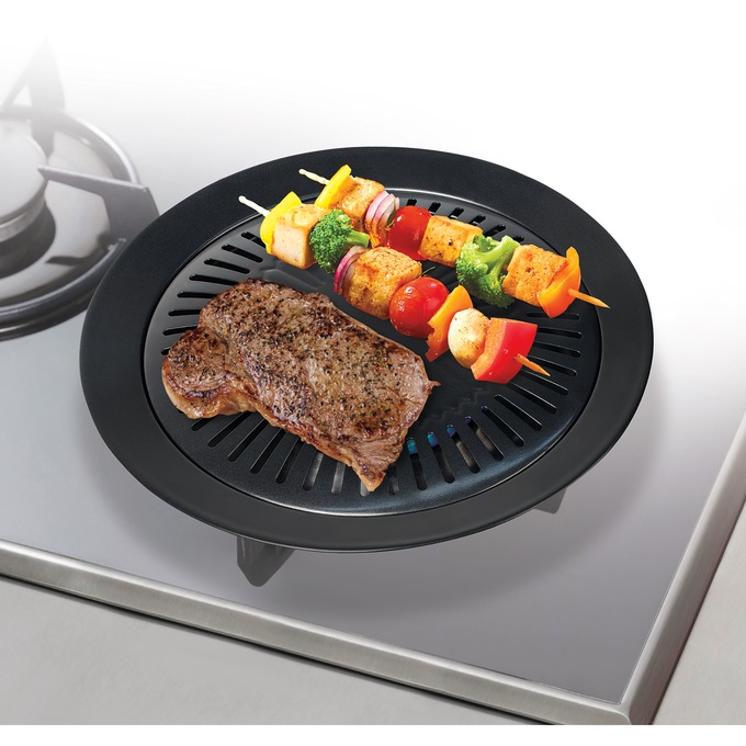 Nonstick Indoor Smokeless Stovetop Grill, , large