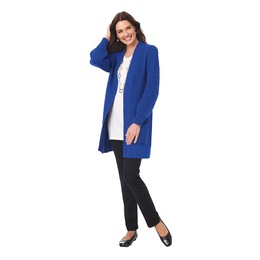 Pom Sleeve Cardigan, , large