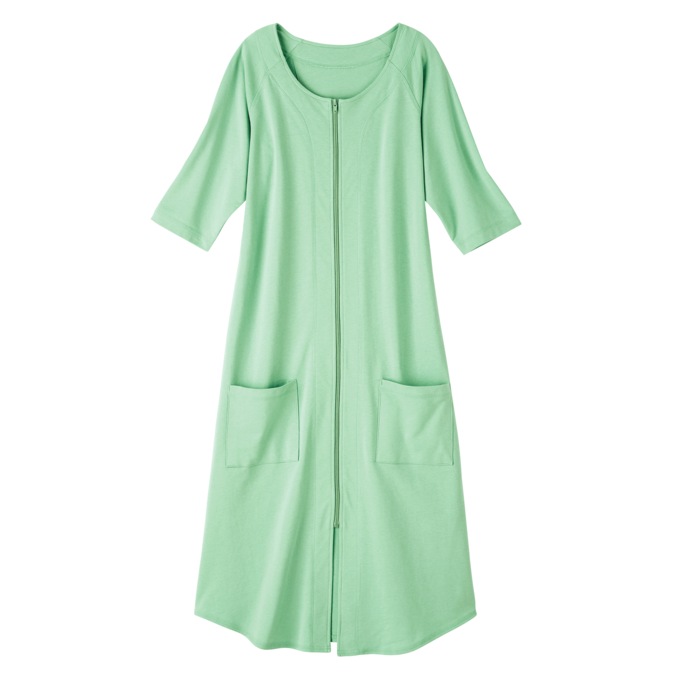 Zip-Up Terry Robe by Cozee Corner®, , large