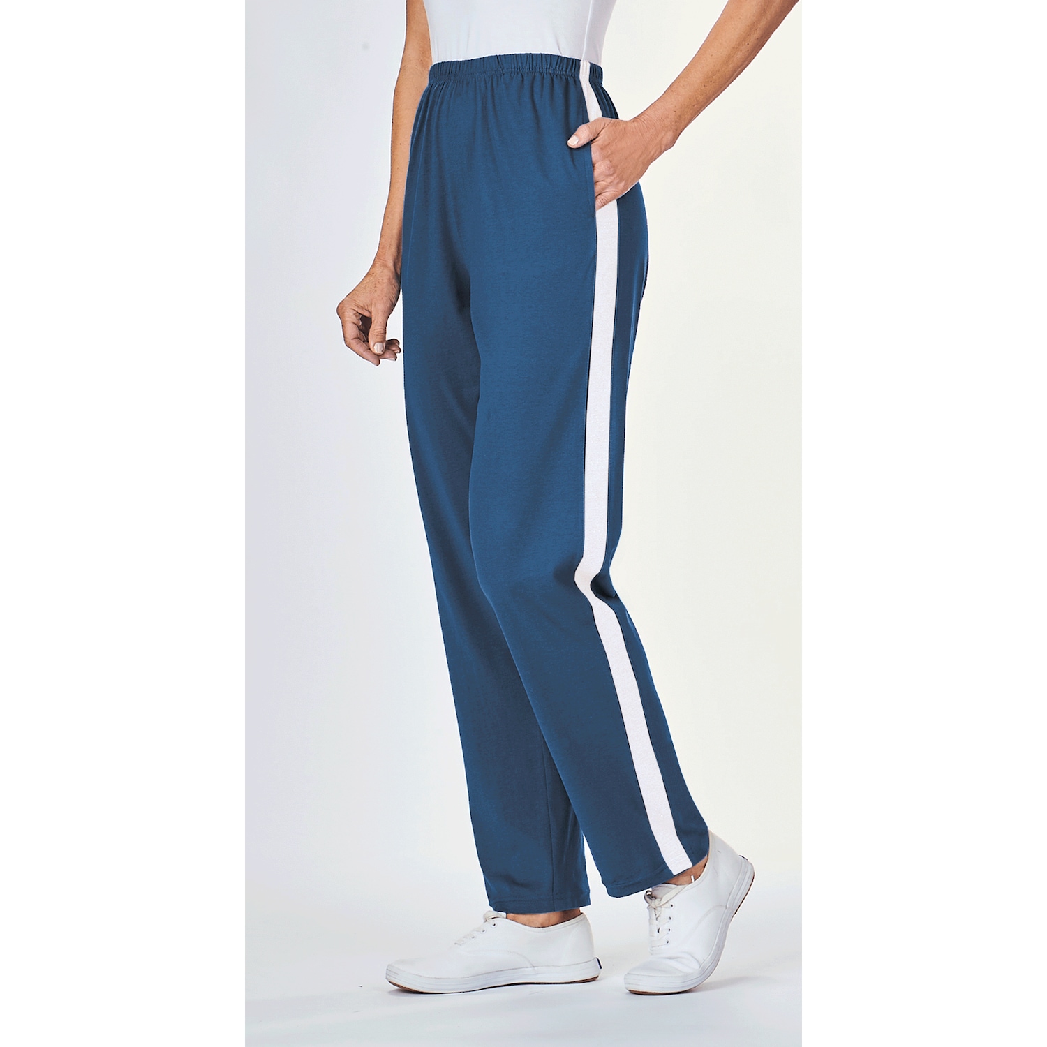 Contrast Stripe Pant Carol Wright