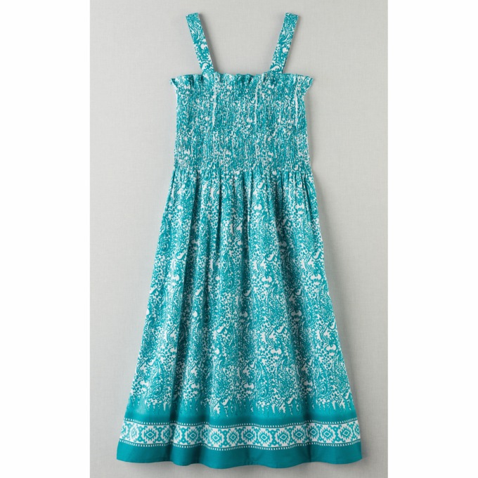 Smocked Border Print Sundress, , large